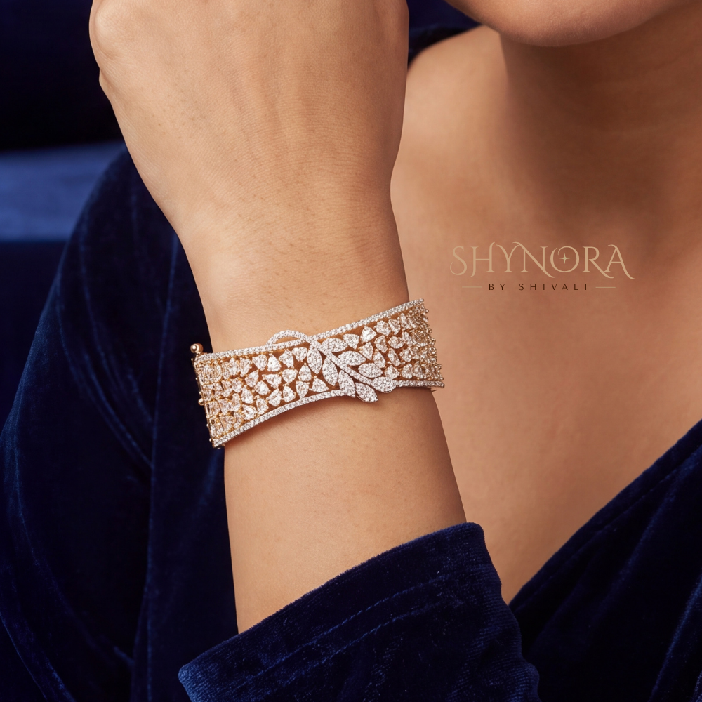 Leaf Vine Wide Kada – Shynora By Shivali