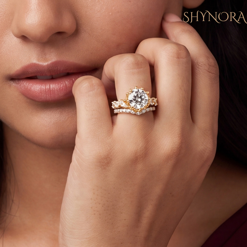 Diamond Floral Cluster Adjustable Cocktail Ring – Shynora By Shivali