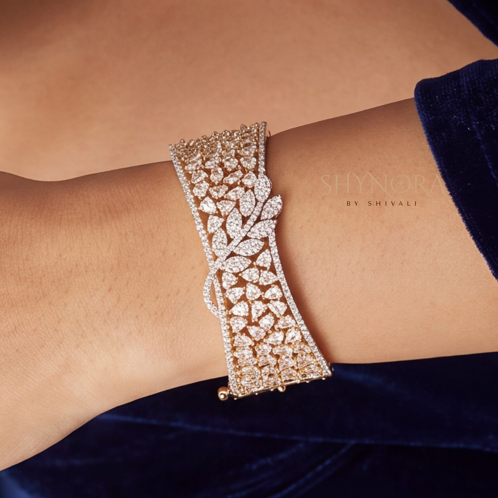 Leaf Vine Wide Kada – Shynora By Shivali