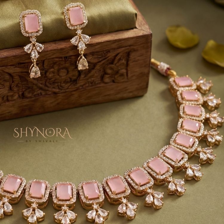 Blush Petal Royale Jewellery Set
