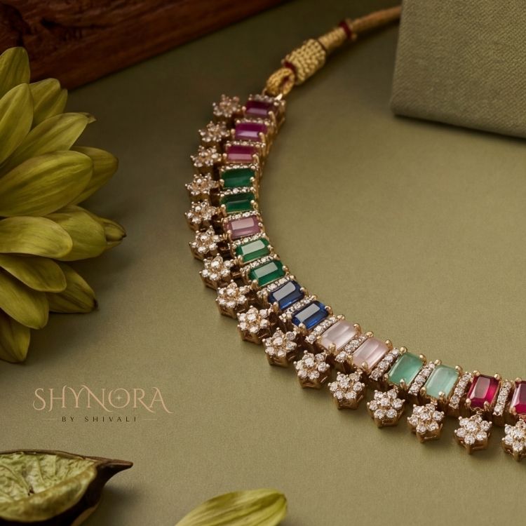 Rainbow Spark Multicolor AD Choker Set