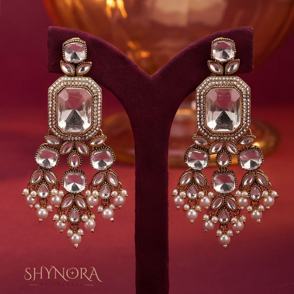 Noor-e-Heer Layered Kundan Pearl Bridal Set 3