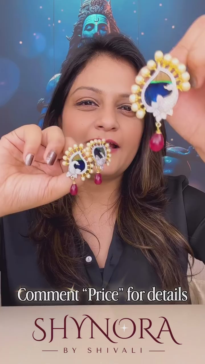 Mayura Pearl Grace Pendant Set